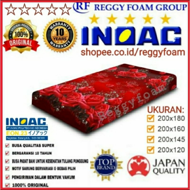 KASUR INOAC JAPAN EON D23 Tebal.25cm (Size:120x200x25~180x200x25cm)100% ORIGINAL