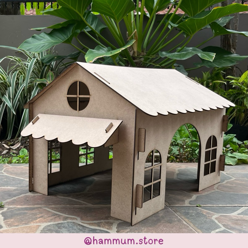 Rumah Kelinci R2 | Kandang Kelinci | Rumah Kucing | Terowongan Kelinci | Hideout Kelinci | Rumah Kuc