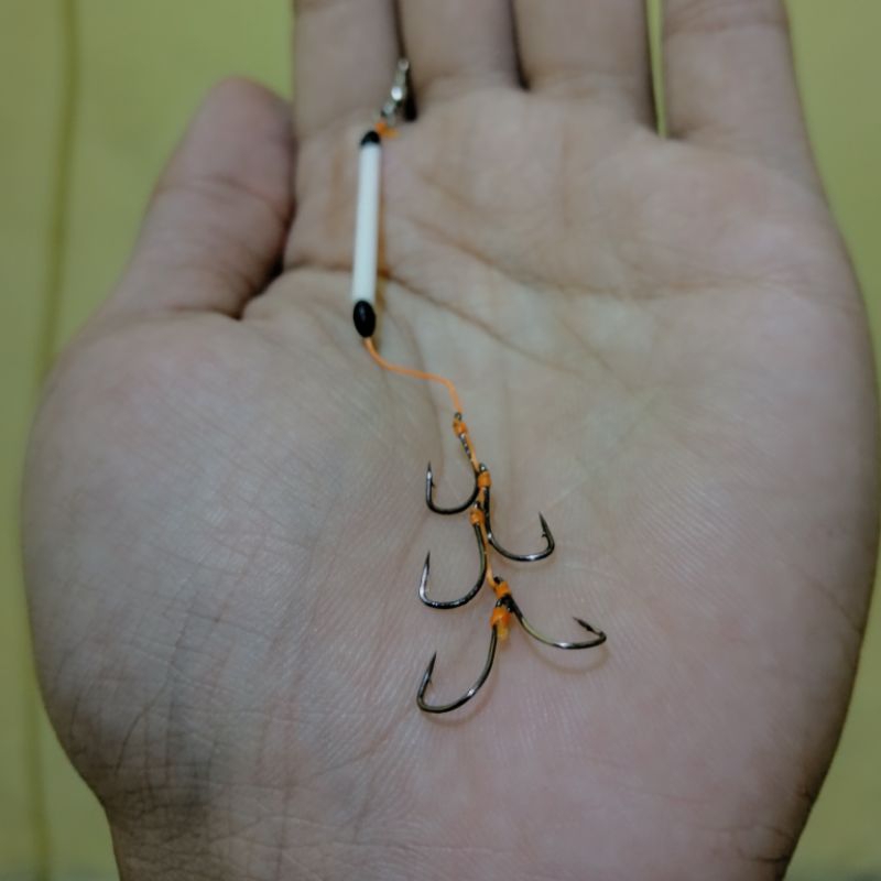 Rangkaian Belanak 8 Mata Kail | Rangkaian Pancing Belanak Umpan Tepung