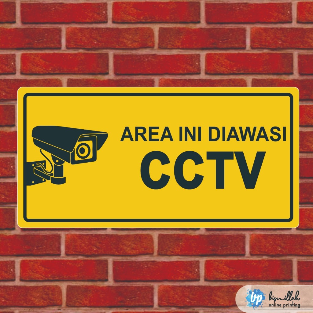 

Akrilik Area diawasi CCTV print UV