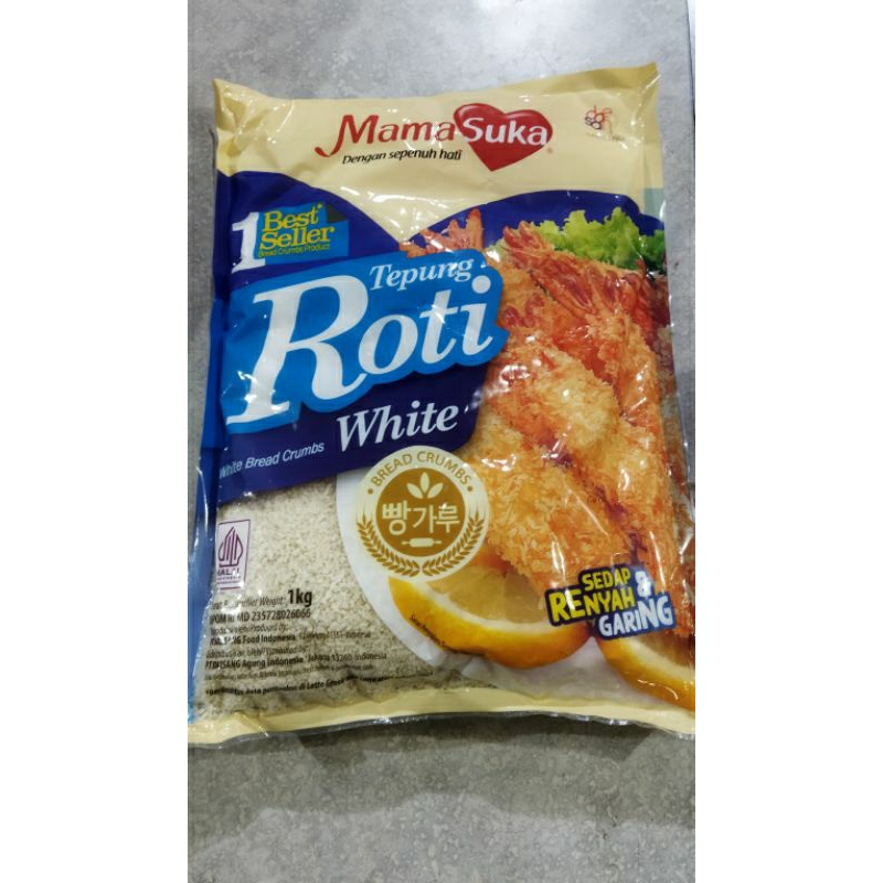 

Tepung Roti White Bread Crumbs 1kg/ pack