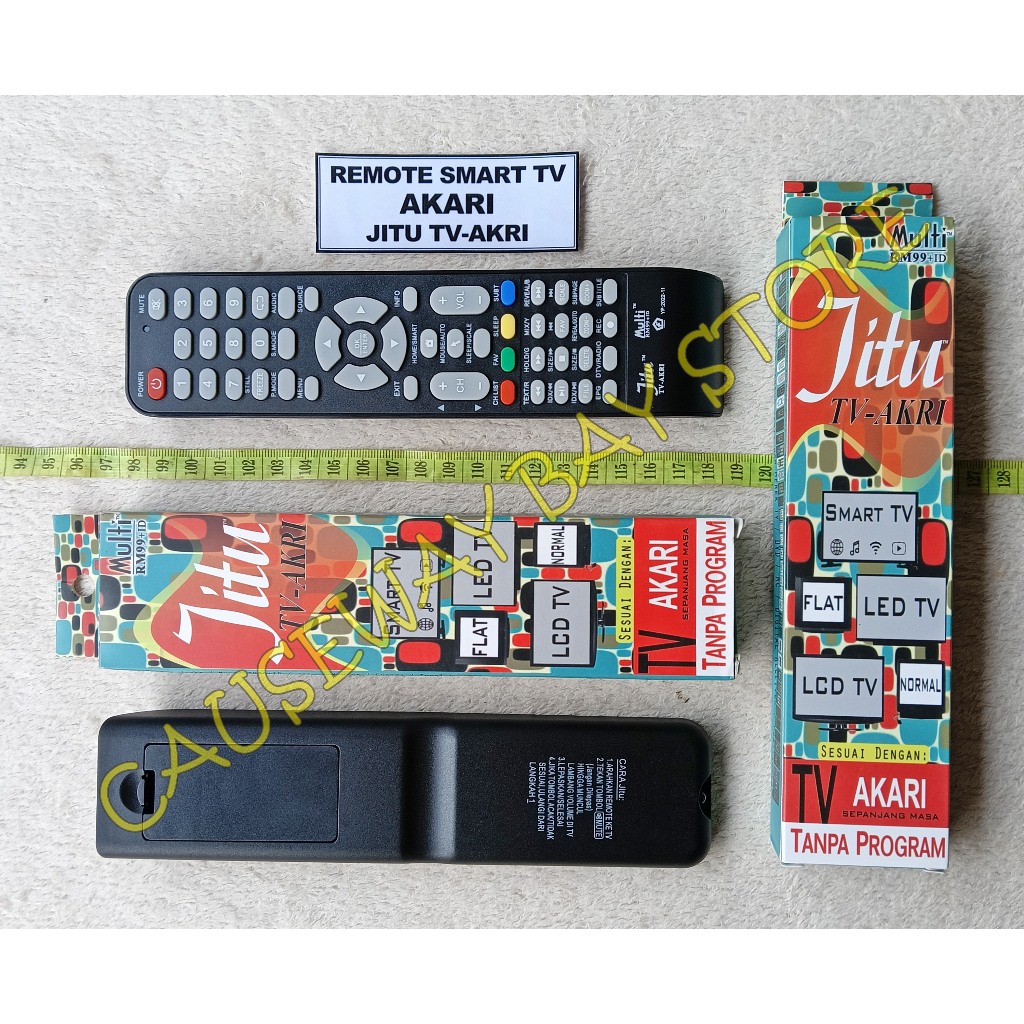 REMOTE SMART TV AKARI JITU TV-AKRI