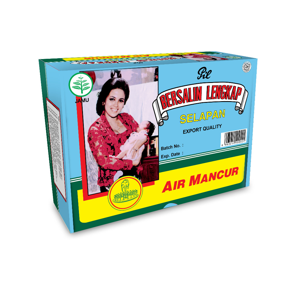 Bersalin Lengkap Selapan Pil 40 Hari Cap Air Mancur / Jamu Bersalin Lengkap Selapan Pil 40 Hari Cap 