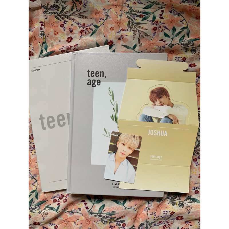 album seventeen teen age white fullset jeonghan pc standee joshua