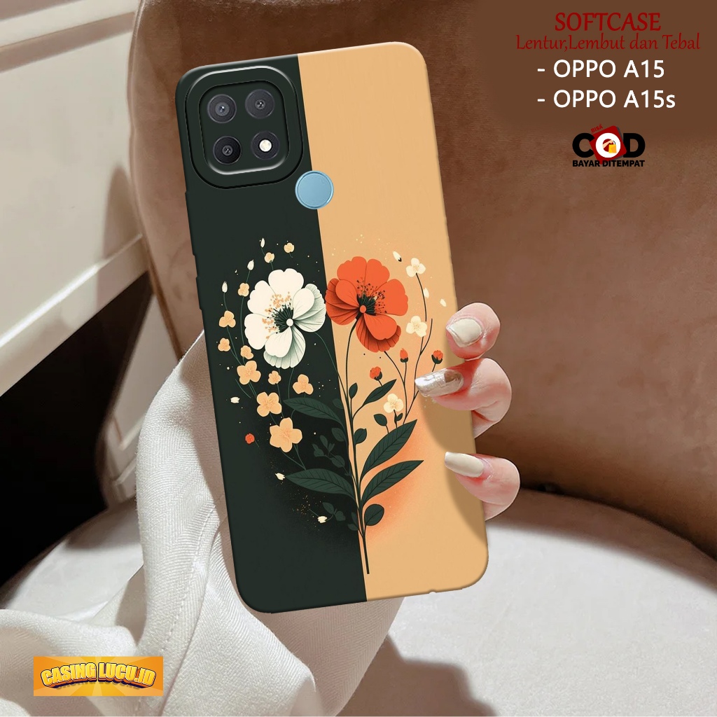 Case Hp OPPO A15 / A15s - Fashion Case AESTHETIC - Casing OPPO A15 / A15s - Softcase TPU Pro Camera