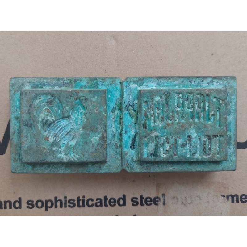 CETAKAN SABUN KUNINGAN ASLI JADUL BARANG ANTIK