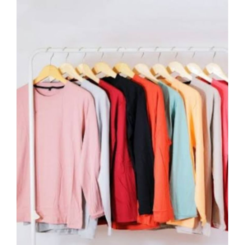 paketan usaha kaos lengan panjang import wanita