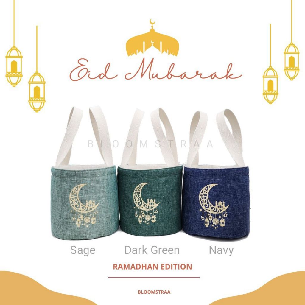 

[ BURNET ] Idul Fitri Hampers Bucket Bag Kanvas Jepang Tas Souvenir Lebaran Parsel Ramadhan Parcel