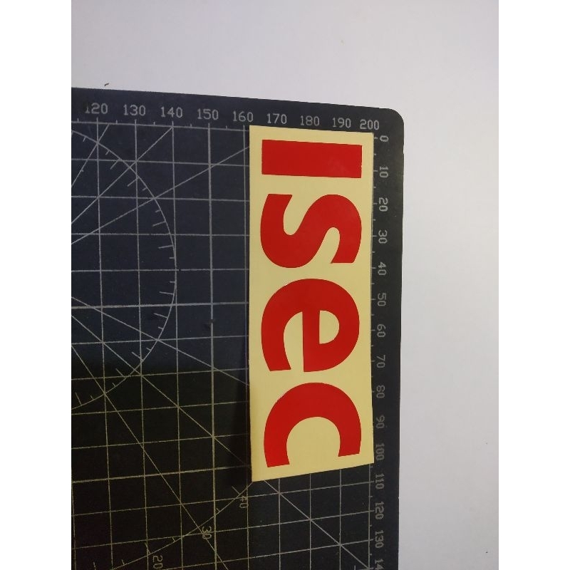 

cutting stiker isec