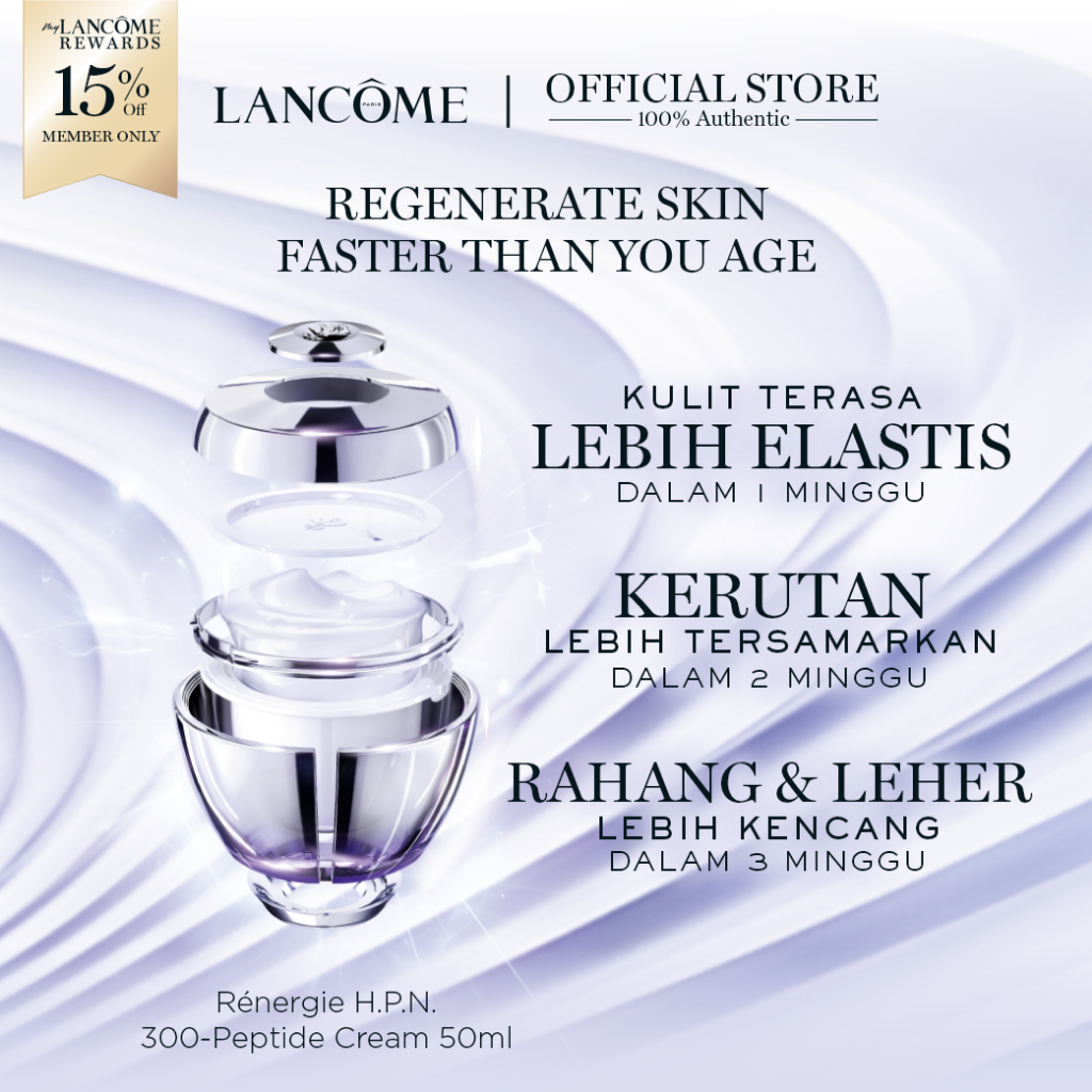 Lancome New Renergie H.P.N. Cream with 300 Bio-Peptides 50 ml - Krim Wajah - Anti-Aging