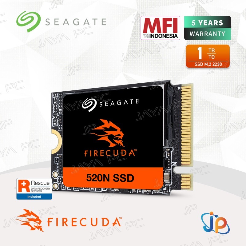 Seagate FireCuda 520N M.2 Pcie Gen4 Nvme 2230 1TB - SSD M2 1 TB