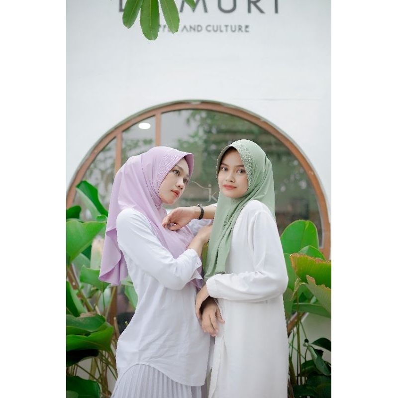 (SAFIYYA) Hijab bergo pet | Safiyya Hijab Pet | Bergo Pet Instan | Bergo Jersey | Hijab Pet Instan
