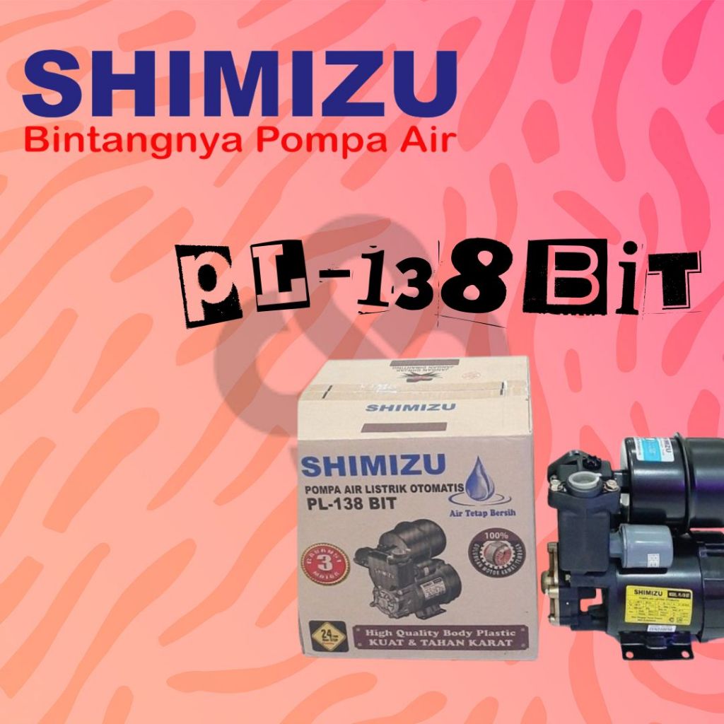 Shimizu Pompa Air Auto 125 Watt PL 138BIT PL138BIT PL 138 BIT