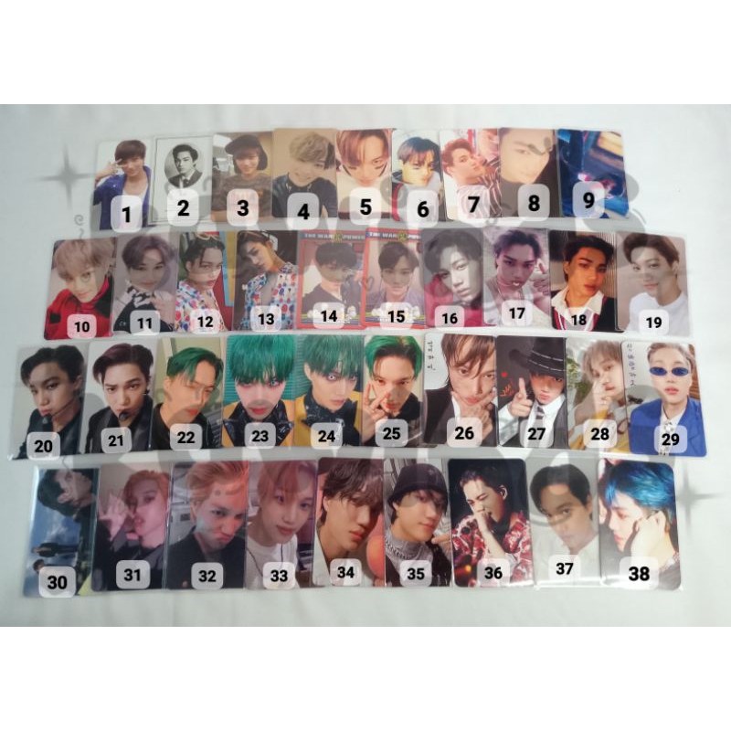 KAI EXO OFFICIAL PHOTOCARD / PHOTOCARD KAI / KAI PHOTOCARD