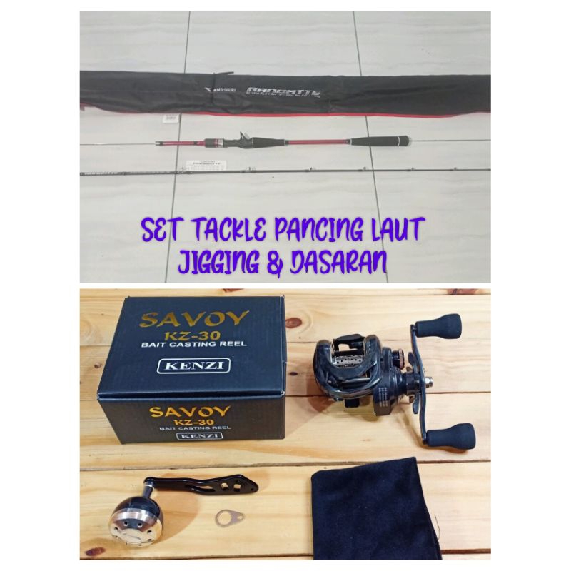 1 SET TACKLE PANCING LAUT , (JIGGING & DASARAN )