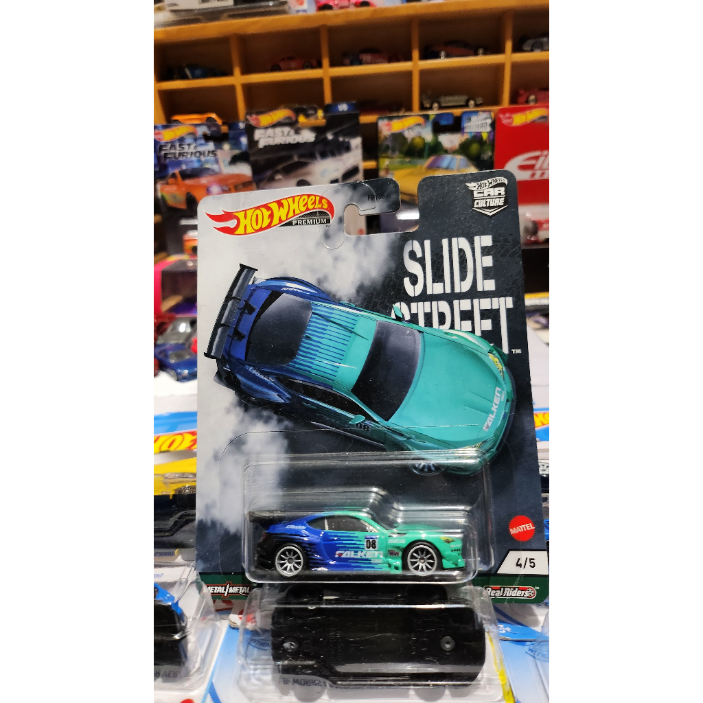 Hot Wheels Premium Slide Street Subaru Pandem BRZ (Japan Sticker)
