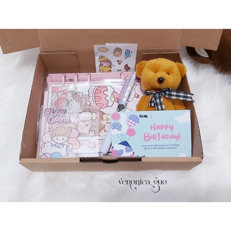 

Hadiah kado ultah |Hampers Diary-notebook premium cute