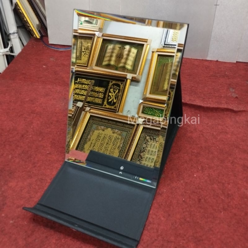 Folding Mirror Cermin Lipat Mua BEVEL