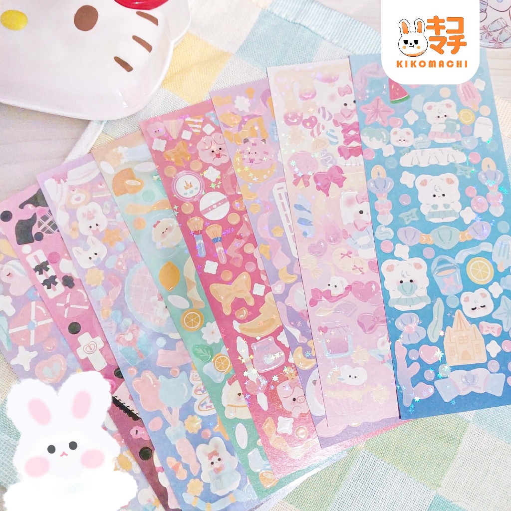 

White Rabbit and Friends Sparkle Sticker Series 1lbr