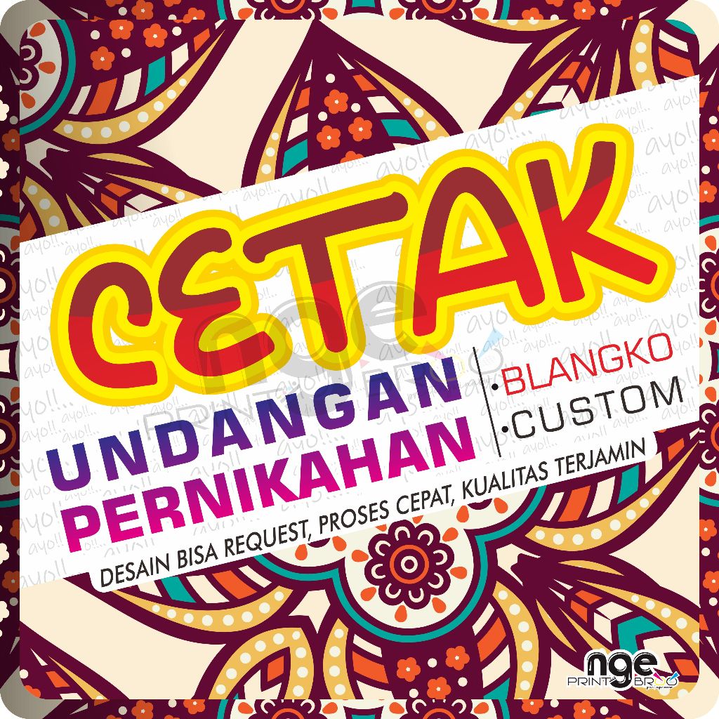 UNDANGAN PERNIKAHAN MURAH ELEGAN RUSTIC |  WEDDING INVITATION | UNDANGAN BLANGKO | TEMPLATE | MURAH 