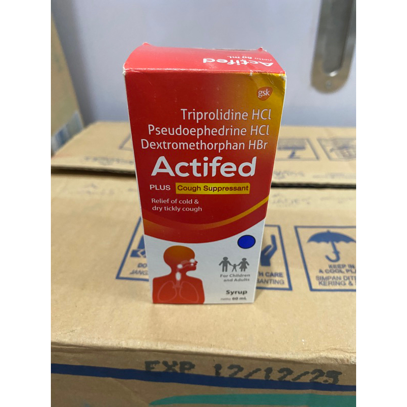 Actifed Plus Cough Supressant Sirup 60ML