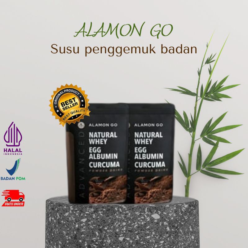 

Susu penambah berat badan /Natural Weight Gain/Alamon Go