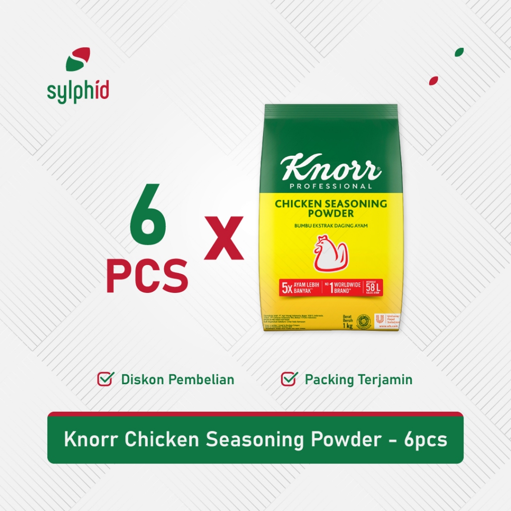 

1 Dus Knorr Ayam 1 kg / Chicken Seasoning Powder 1 Karton (6 pcs)
