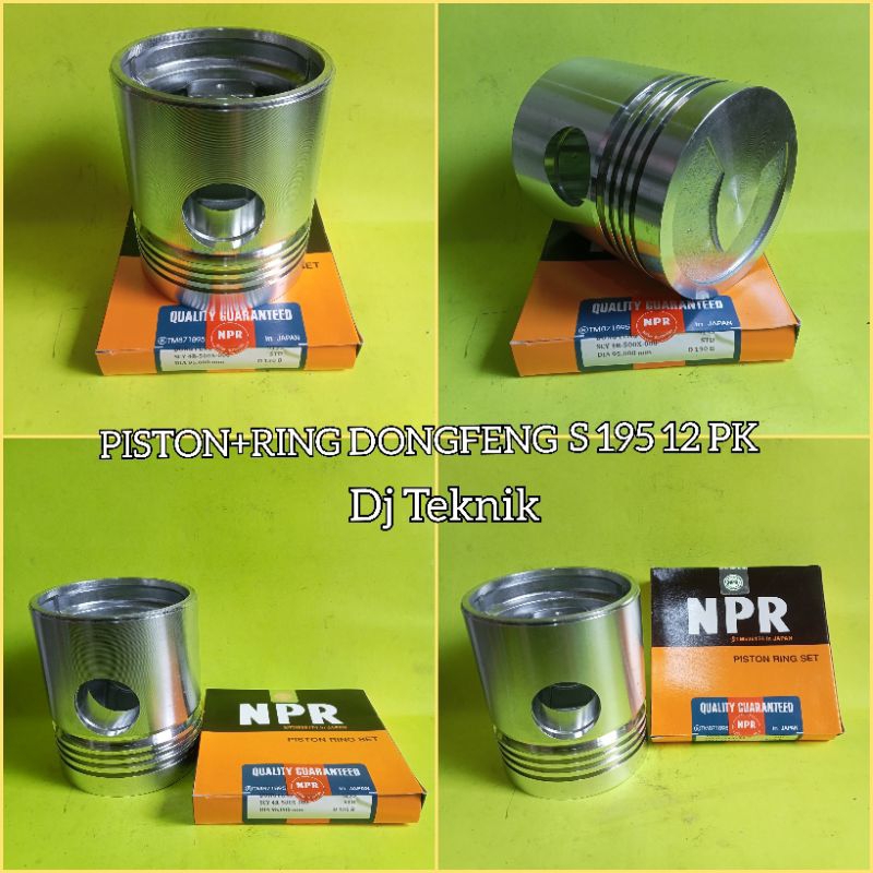 PISTON WITH RING DONGFENG S 195 / PISTON DAN RING DONGFENG S 195