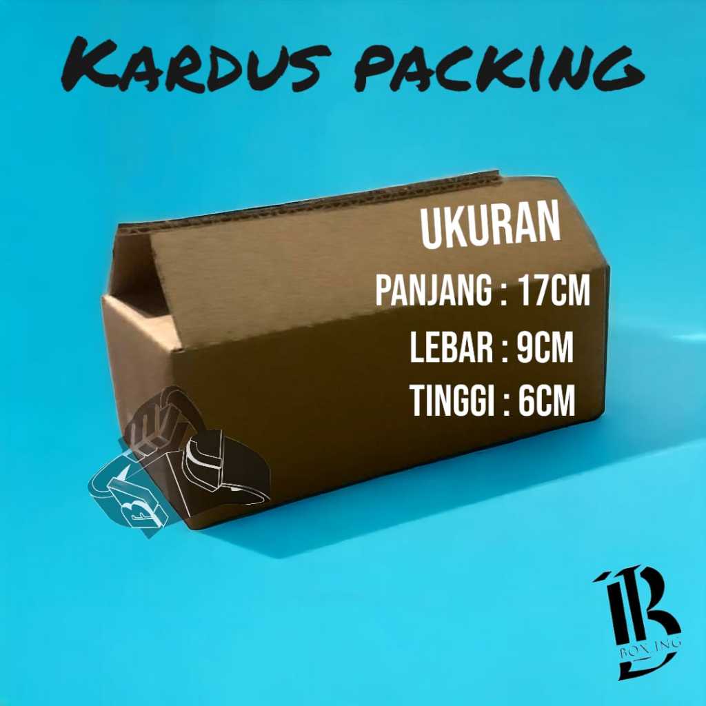 

Kardus Packing Ukuran P 17cm x L 9cm x 6cm