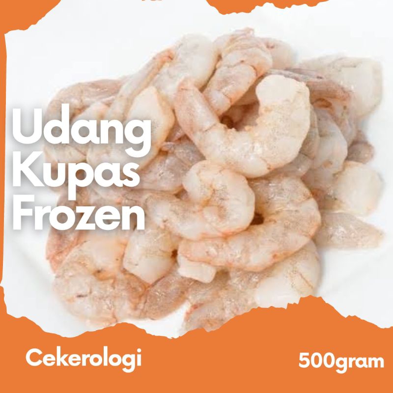 

Udang Kupas 500gram / Udang Kupas / Seafood / Udang / Frozen Food