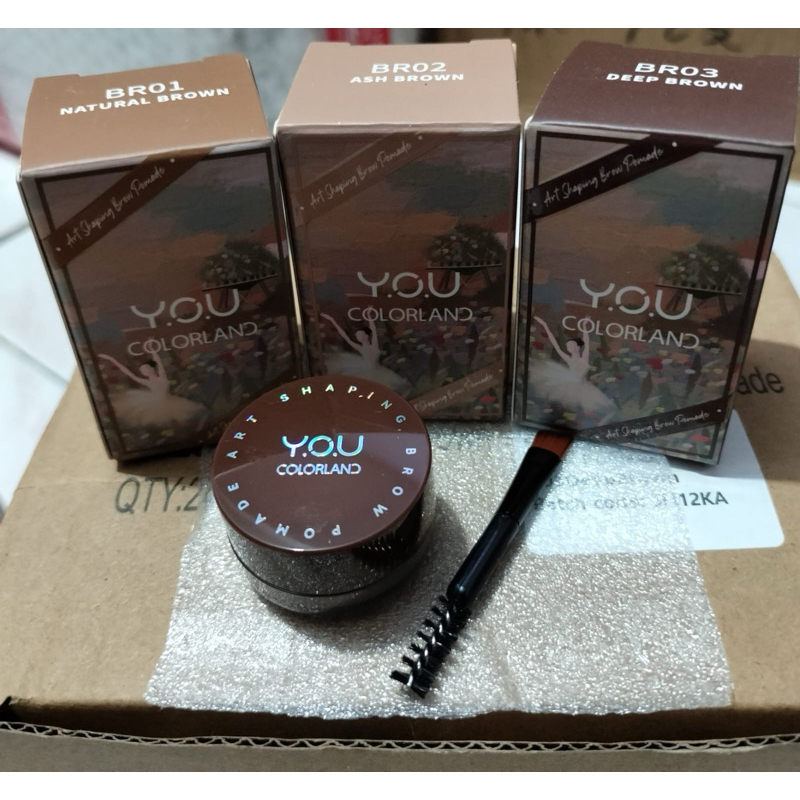 YOU Colorland Art Shaping Brow Pomade | Eyebrow Pomade | Pensil Alis