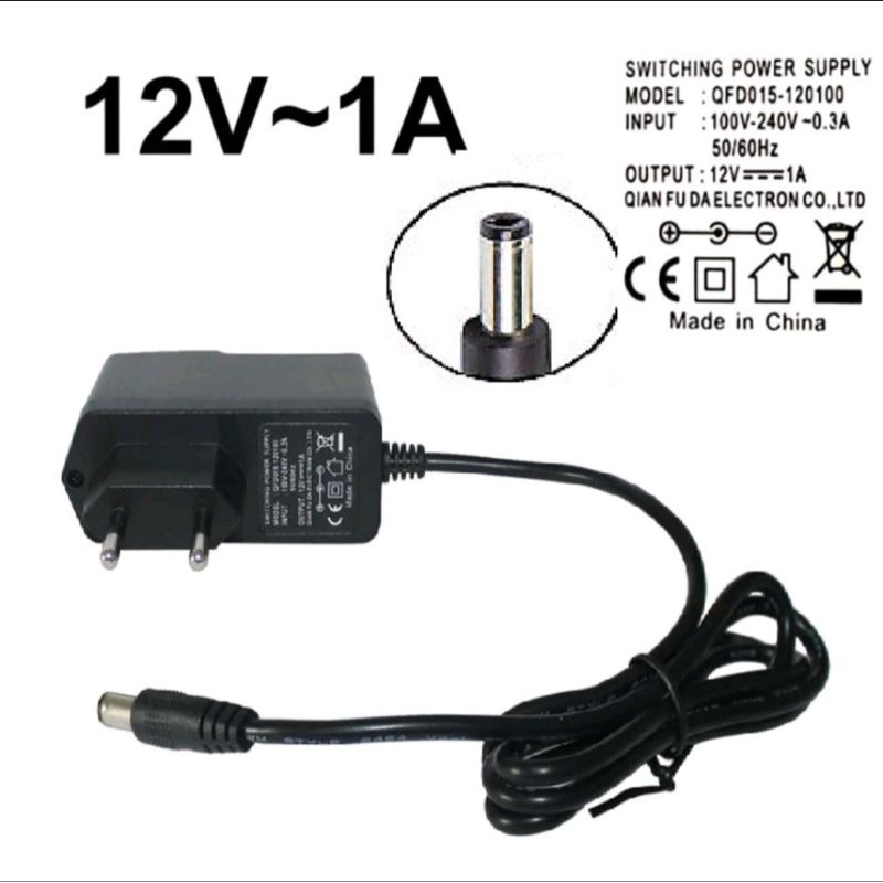 Adaptor AC/DC 12V-1A swithching
