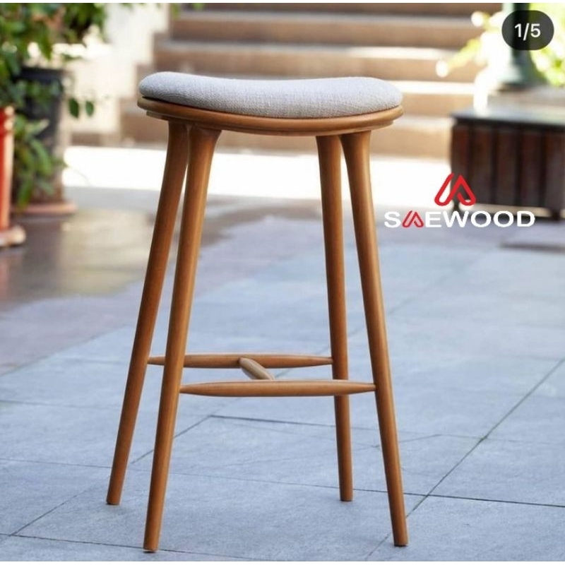 KURSI BAR MINIMALIS MODERN KURSI BAR JATI MINIMALIS MODERN