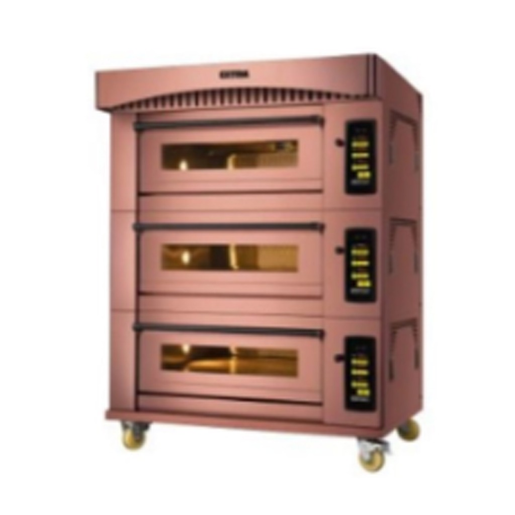 Getra RFL-36SSGA Premium Gas Oven / Oven Gas 3 Deck 6 Tray - Pemanggang Gas Oven Komersil