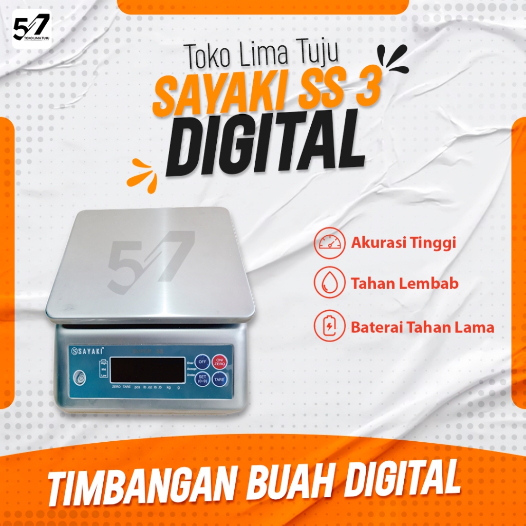 Timbangan Buah Digital Sayaki Waterproof