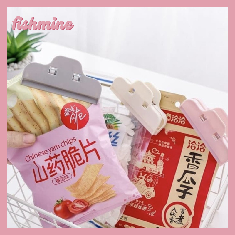 Penjepit Kemasan Kantong Plastik Makanan Pembungkus Dan Penyegel Snack Ringan