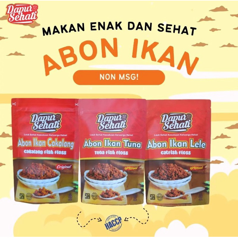 

Abon Ikan Tuna Ikan Lele Ayam Dapur Sehati