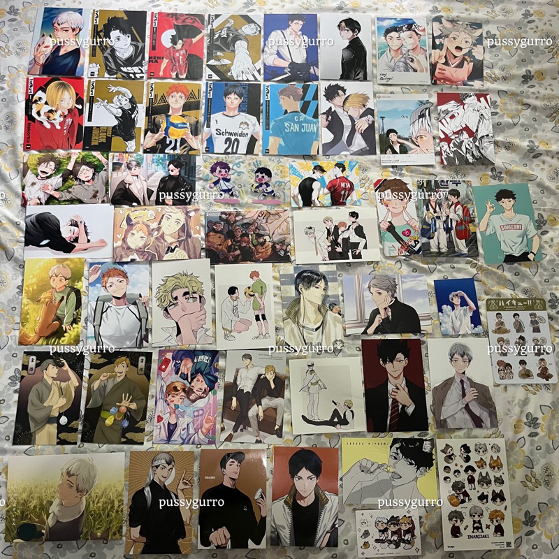 Haikyuu Fanmerch and Official Postcards A6 by sco248 onegingek KANAN_KING ri_mumu iced_chocohaim sin
