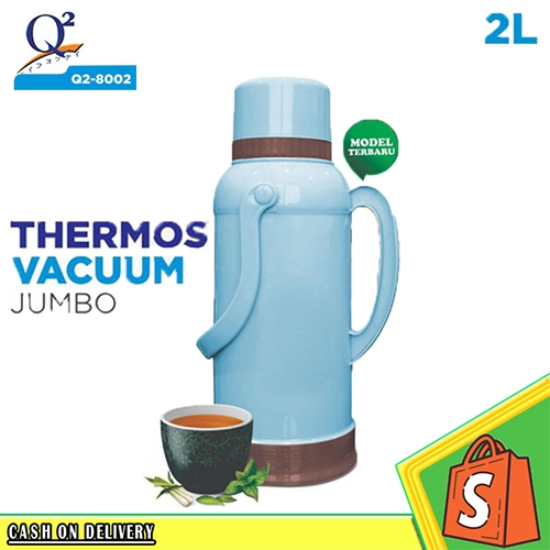 TERMURAHThermos Q2 8002 / termos kopi Q2-8002 / Termos wedang / Termos air panas 2 liter