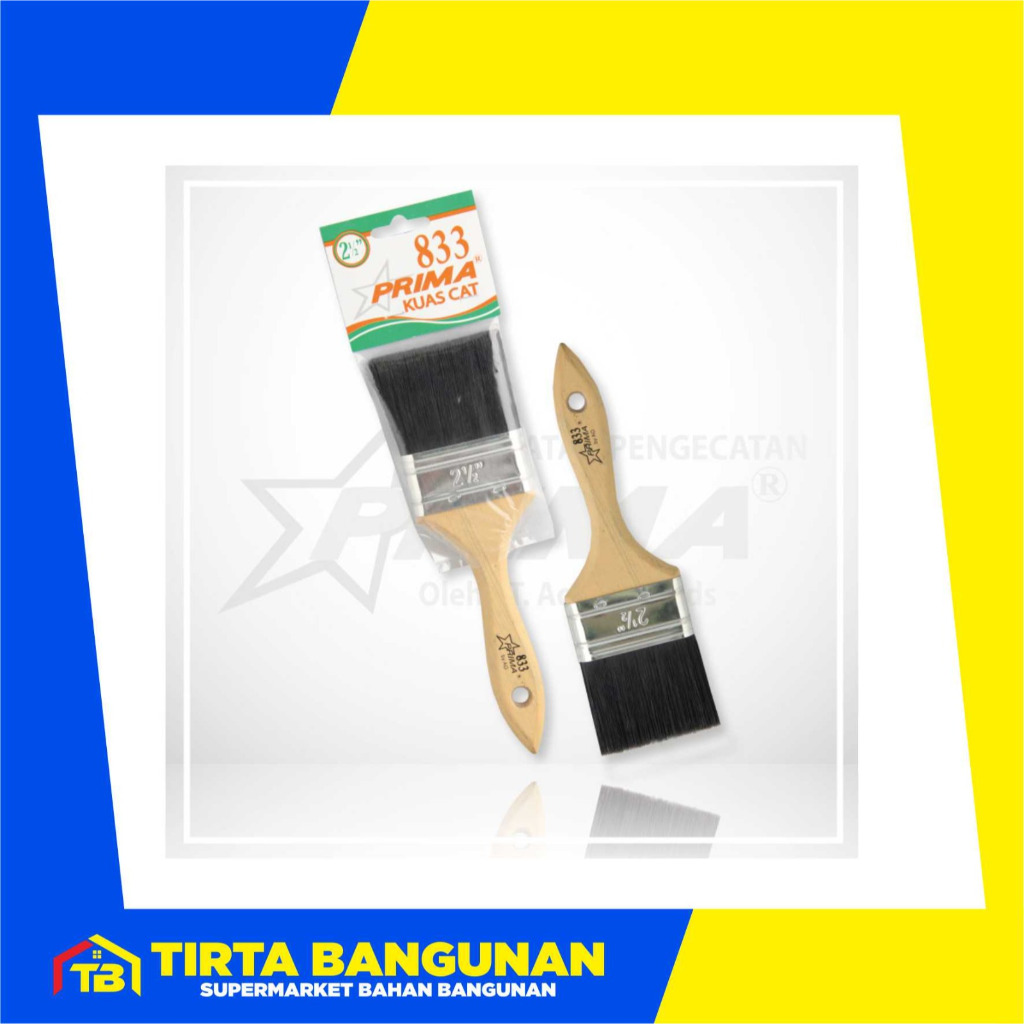 

KUAS PRIMA ACE 833 BULU HITAM 2.5