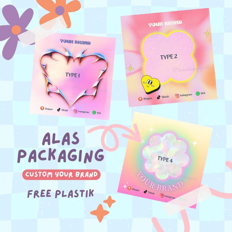 

Alas Packaging | Motif Gradient | Alas Packing Aksesoris | Free Plastik