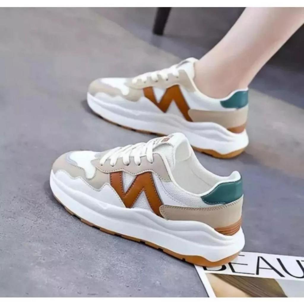 Sepatu Sneaker Wanita sepatu putih wanita sneakers tali sepatu sneakers wanita korea ian sepatu wani