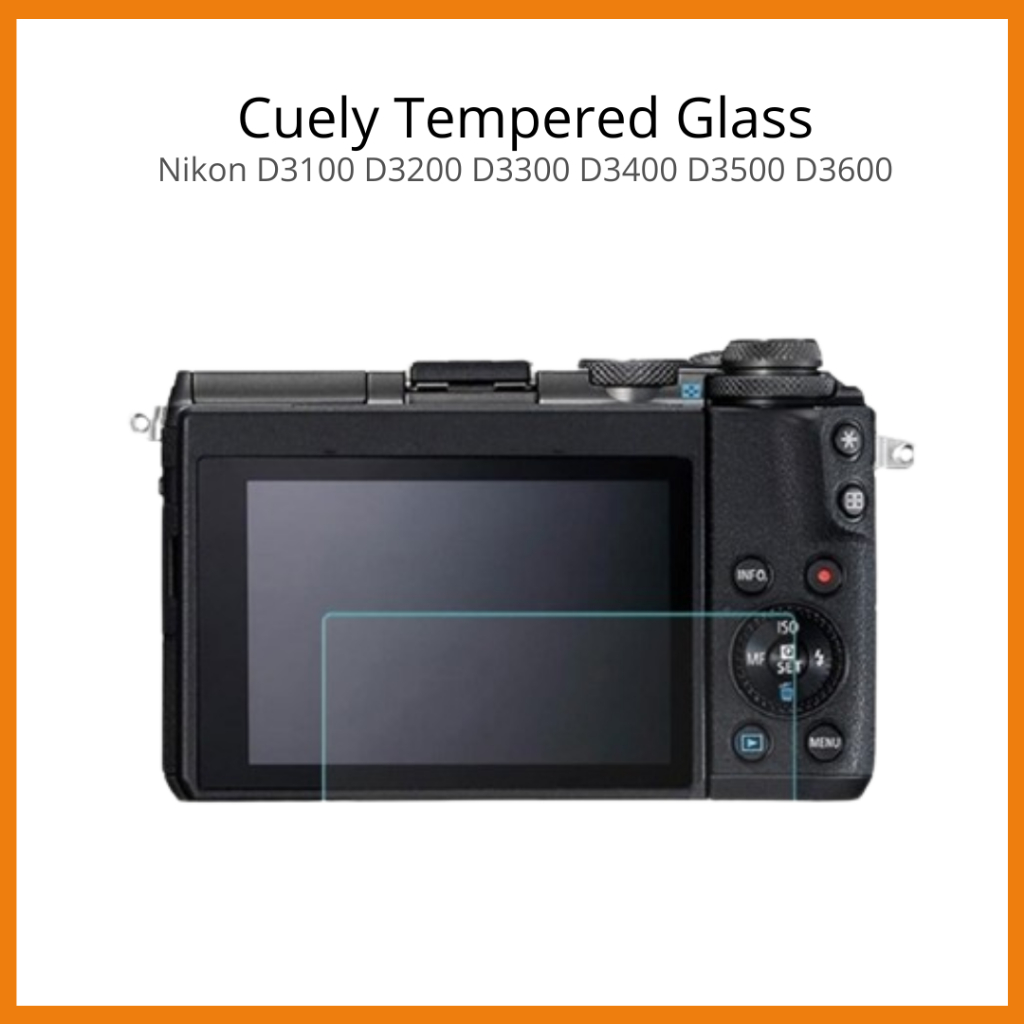 Tempered Glass Nikon D3100 D3200 D3300 D3400 D3500 D3600