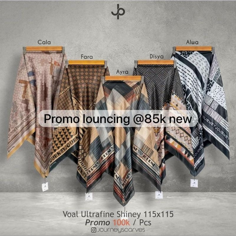 NEW MOTIF JOURNEY SCARVES CALA/FARA/AYRA/DISYA/ALWA/LALITA/HILDA/SILLA/ALMIRA/MELIYA