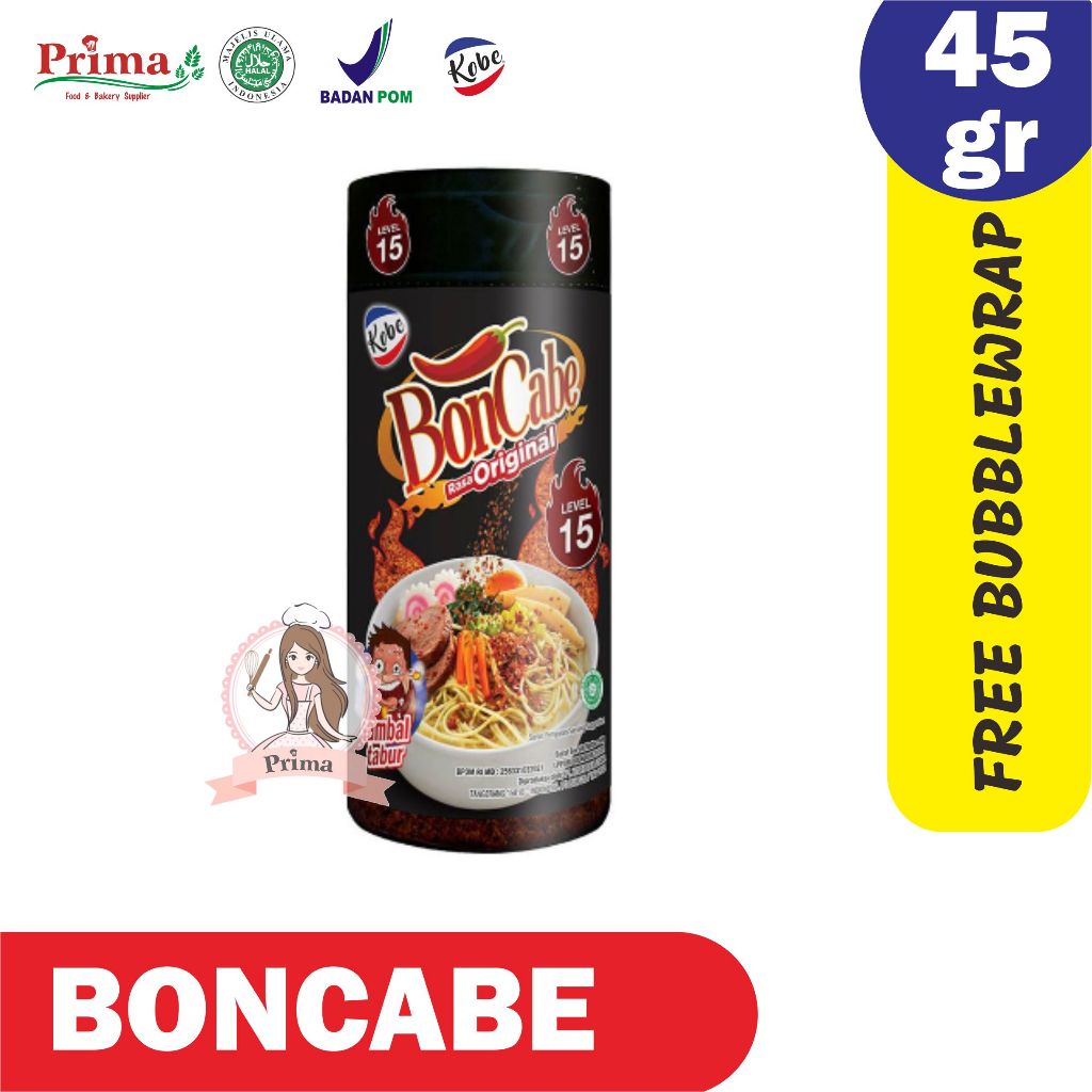 

Cabe kering Bonncabe - Kobe 45gr