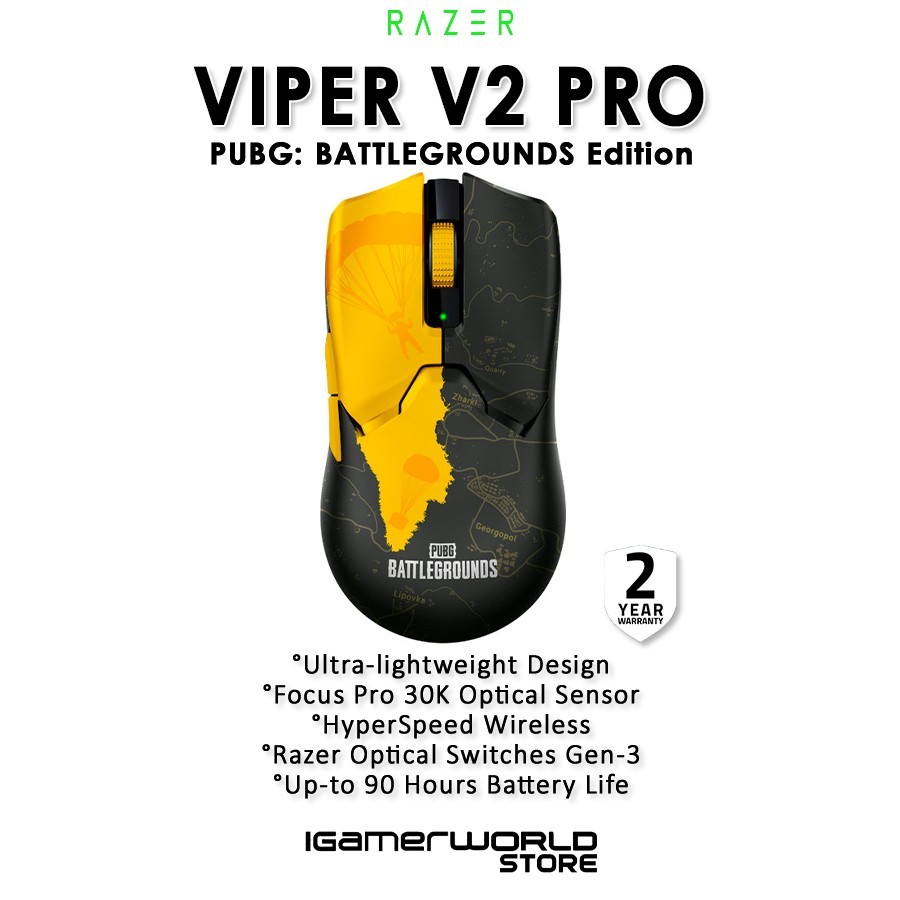 Razer Viper V2 Pro - PUBG Edition Wireless Gaming Mouse
