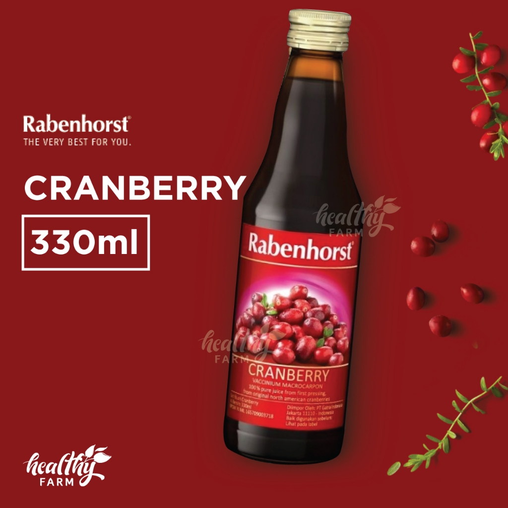 

Rabenhorst Cranberry Pure Juice / Minuman Sari Buah Cranberry