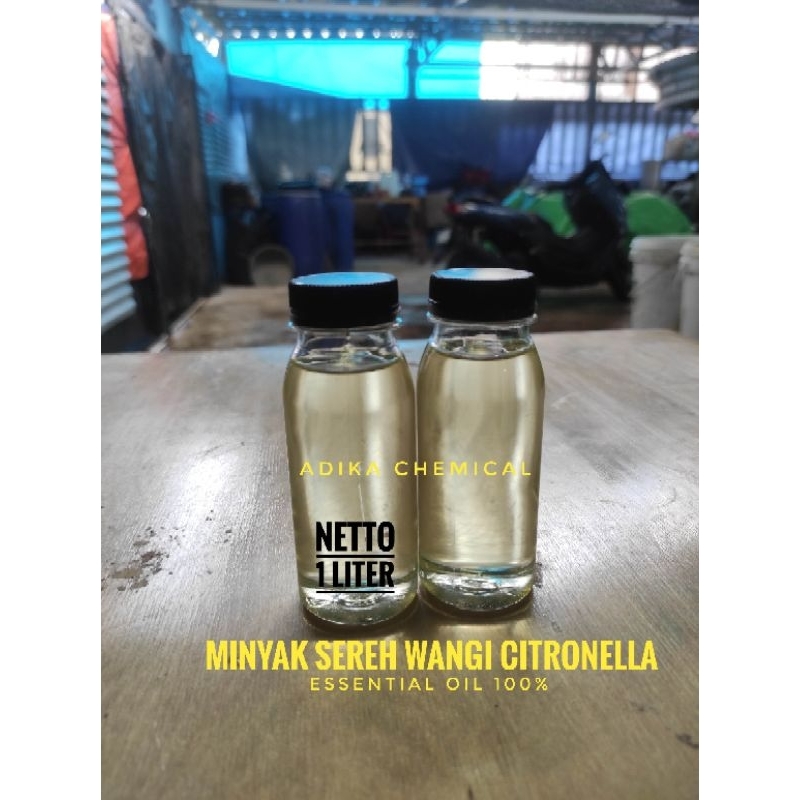 MINYAK SEREH WANGI - CITRONELLA OIL - ATSIRI 1 LITER