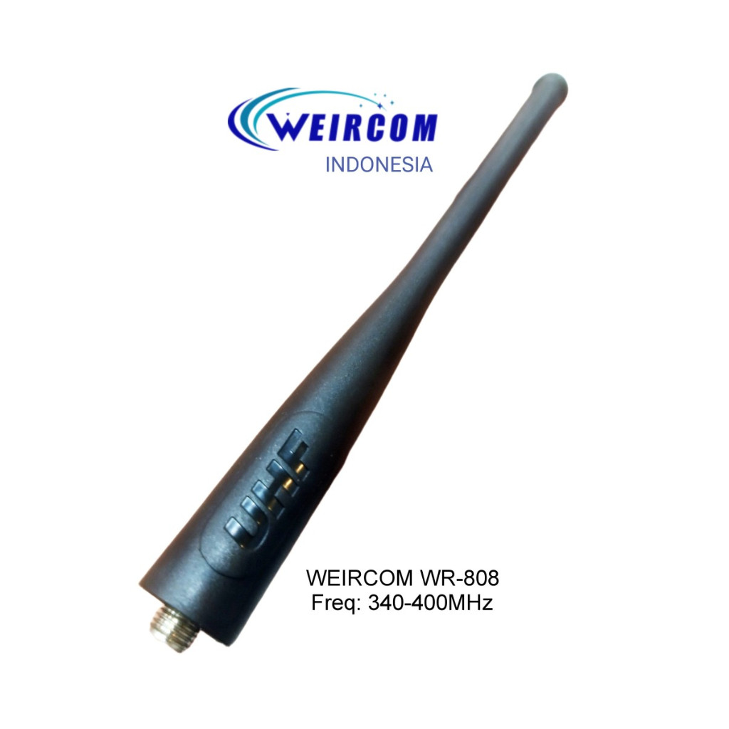 Antena HT Weircom WR808 WR-808 SMA Female Original - VHF136-174