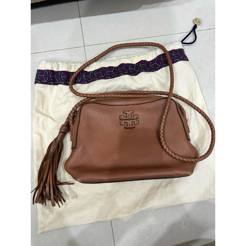 Preloved Tory burch sling brown